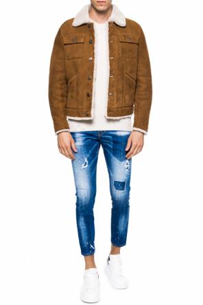 Fur collar jacket, zdjęcie 2 Fur collar jacket od Dsquared2